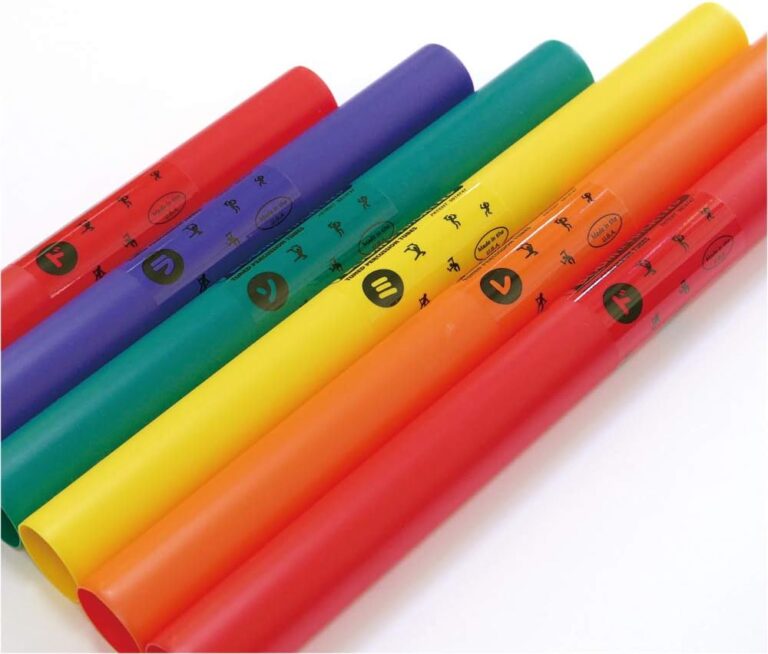 Boomwhackers Basic School Set SET04 – Percussion à Main Pour Enfants Avec Sac De Rangement